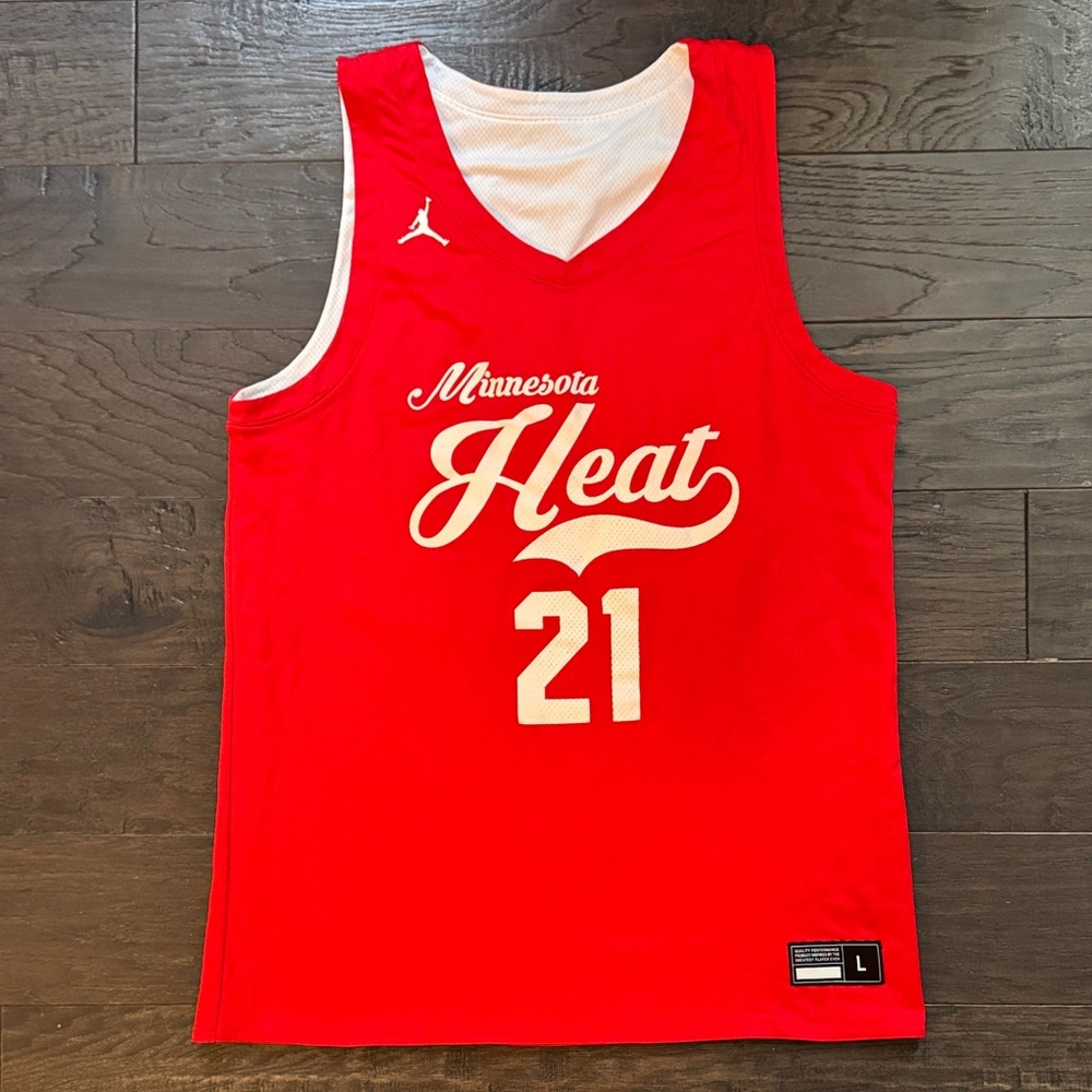 Jordan Brand Minnesota Heat Basketball Jersey Size Large NWOT